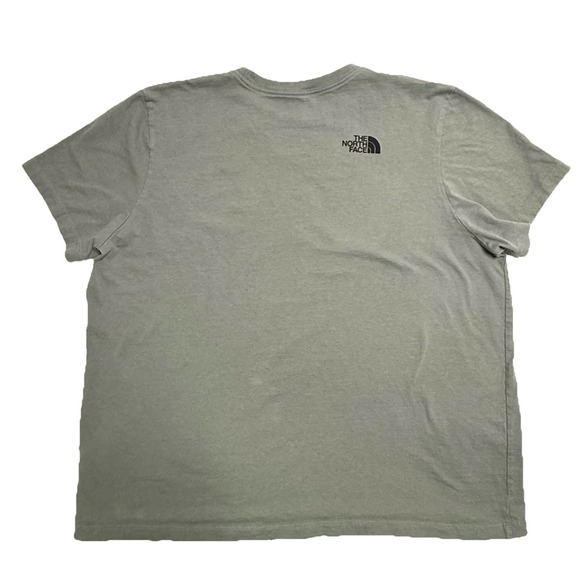 The North Face T-Shirt Womens Size XXL Logo Graphic Tee Short Sleeve Gray - Picture 2 of 9
